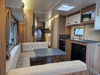 2022 Swift Sprite Super Quattro DB 6 berth bunk bed caravan Cosford Salop 