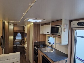 2022 Swift Sprite Super Quattro DB 6 berth bunk bed caravan Cosford Salop 